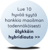 Lue 10 hyvää syytä hankkia maailman todennäköisesti älykkäin hybridiauto